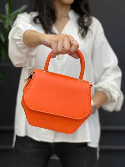 کیف دسته دار شش ضلعی