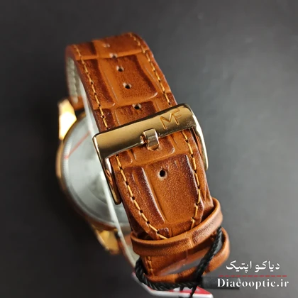 ساعت مچی مردانه اورجینال موتور ژاپنی برند مینی فوکوس سه موتور مدل Mf0082G.02 بند چرم