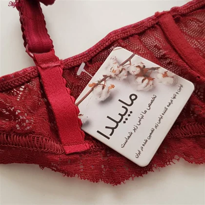 ست شورت و سوتین زنانه گیپور فانتزی نانسی زرشکی