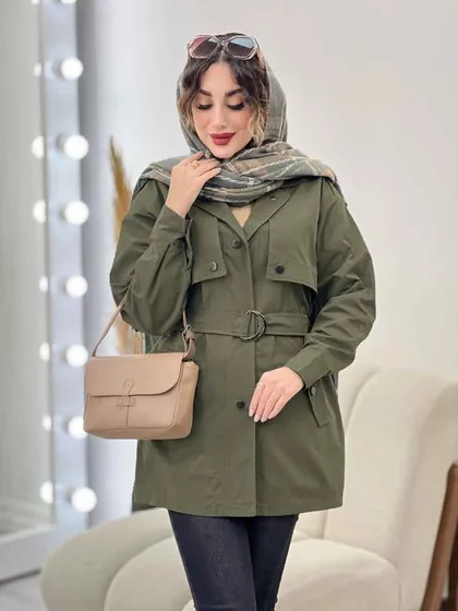بارانی ژیله دار ساینا