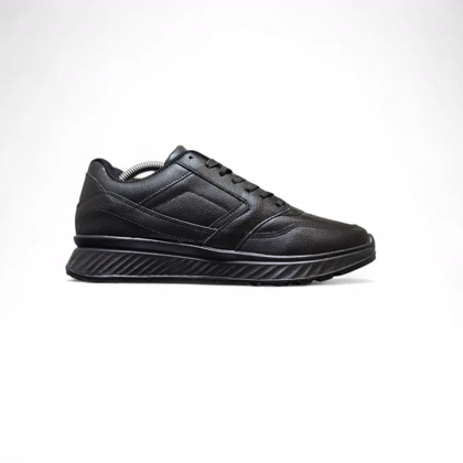 کفش مردانه چرمی مدل اکو بیوم مشکی تمام