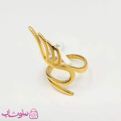 انگشتر دخترانه بلند طرح بال