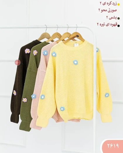 بلوزبافت گل 2619