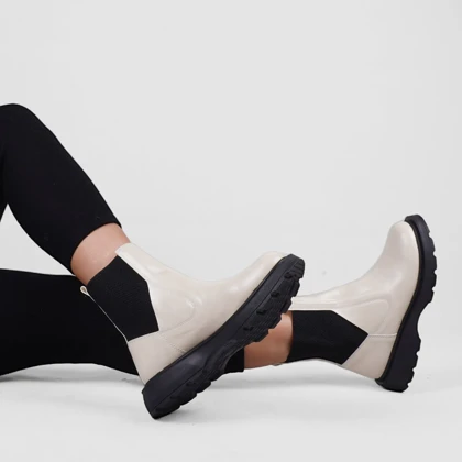 کفش نیم بوت زنانه مدل 0143_Boots