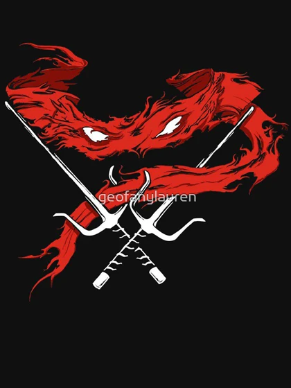 تیشرت کلاسیک لاک پشت های نینجا | turtle mutant ninja turtles raphael mask کد 233268