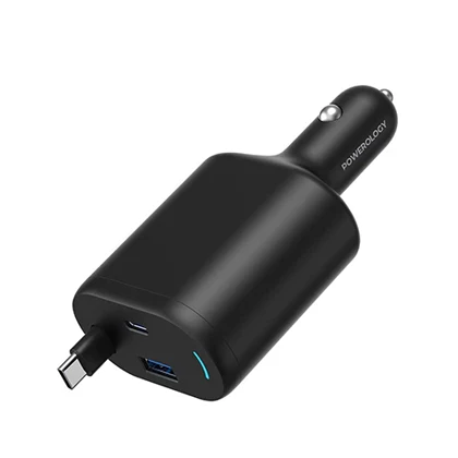 شارژر فندکی 65W پاورولوژی مدل POWEROLOGY PCCSR019