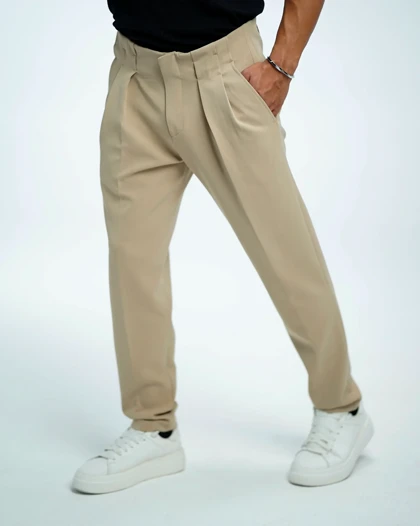 شلوار پارچه‌ای مردانه مام استایل فیت