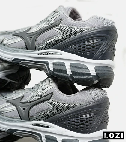 کفش کتانی مردانه طوسی سفید MIZUNO Halo Mix Cool