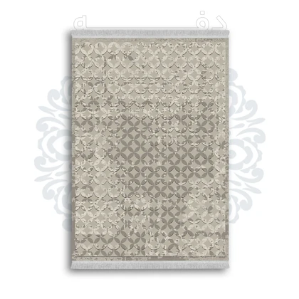 فرشینه از جنس پارچه هازان مخمل ترک طرح سنتی و مدرن برند دفه کد DAMG184