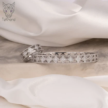 نیم ست دستبند و انگشتر ون کلیف ژوپینگ