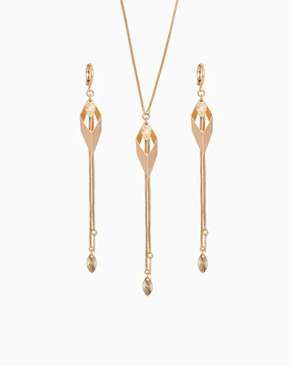 نیم ست آویز لوزی ژوپینگ