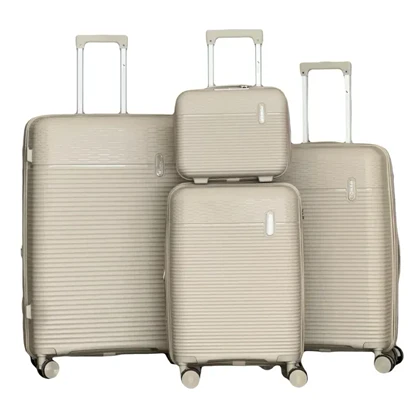 چمدان وارداتی نشکن پاور مدل POWER - PWR40340 MEDIUM سایز متوسط (کاور چمدان - کاور کت - کاور کفش)