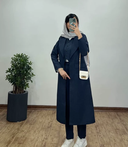 ست سه تیکه کت و شلوار و جلیقه دیپلمات رسین