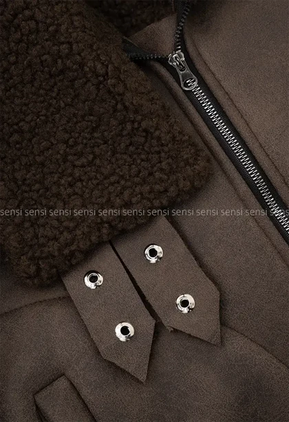 کت سوئیت بوفالو تدی یقه سگک کد1005019