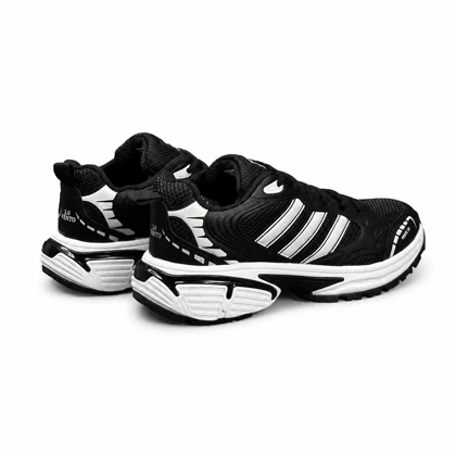 کفش کتانی مردانه مدل آدیداس مشکی سفید adidas