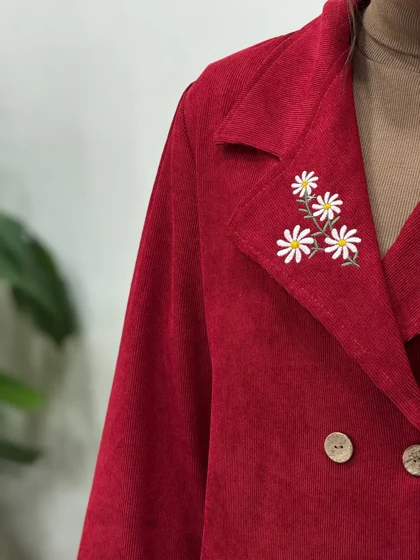 ست کت و دامن گلدوزی سیمین