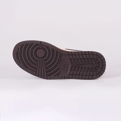 کتانی مستر مدل NIKE air jordan سفید قهوه ای کد 0001
