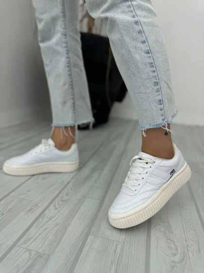 کفش زارا دو خط زنانه ZARA سفید