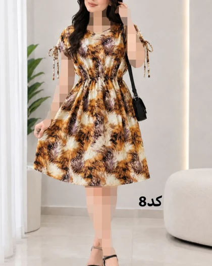 پیراهن کوتاه کمرکش SH7643