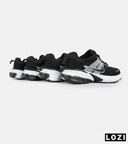 کفش کتانی مردانه و زنانه مشکی طوسی Nike cushlon مدل 7197