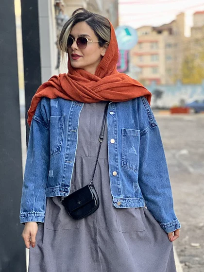 پیراهن مانتویی دوجیب بهار