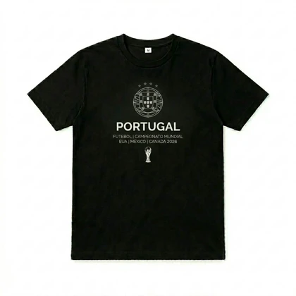 تیشرت مینیمال جام جهانی 2026 طرح تیم پرتغال PORTUGAL TEAM کد 295585