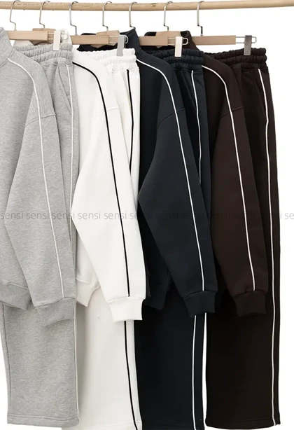 ست مردانه سویشرت شلوار گرم دارکد20000045