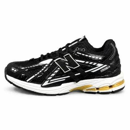 کتانی مردانه نیوبالانس مشکی سفید New BALANCE 1906
