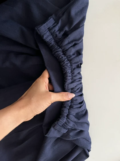 دامن لینن بلند تابستانه خنک و سبک - مدل ماریا کد 087