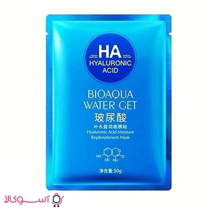 ماسک ورقه ای صورت بیوآکوا مدل آبرسان وزن 30 گرم