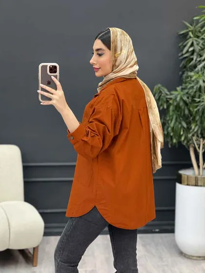 مانتو لینن چهار جیب