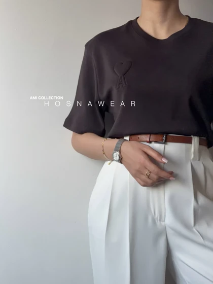 تیشرت زنانه مینیمال Ami