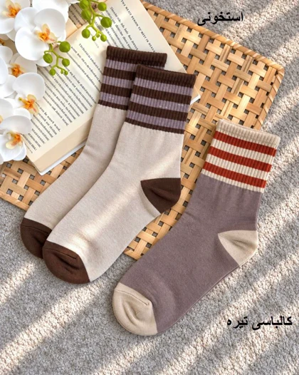 جوراب نیم ساق سه خط کد 30946