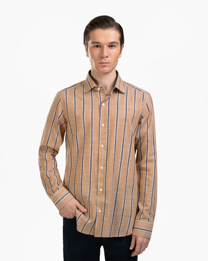 پیراهن مردانه راه راه کد 1848