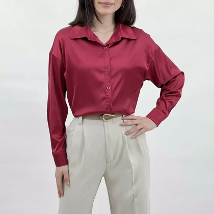 شومیز ساتن 1008619