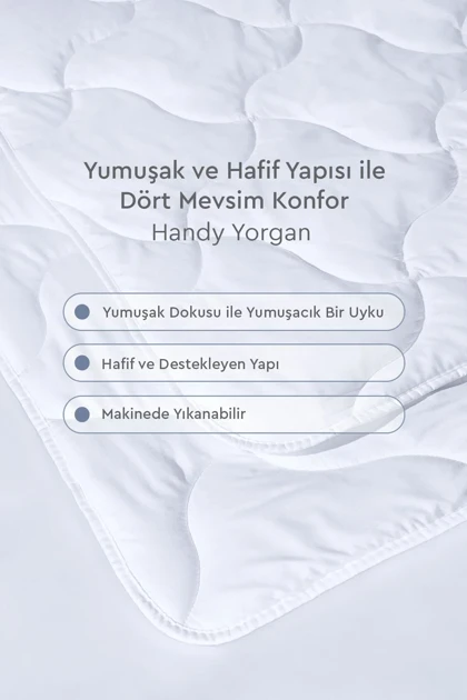 لحاف یک نفره Yataş مدل Handy - سفید