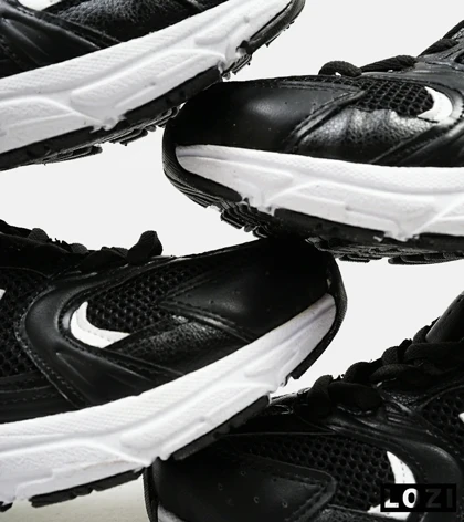 کفش کتانی زنانه و مردانه مشکی سفید NEW BALANCE 530 مدل 4124