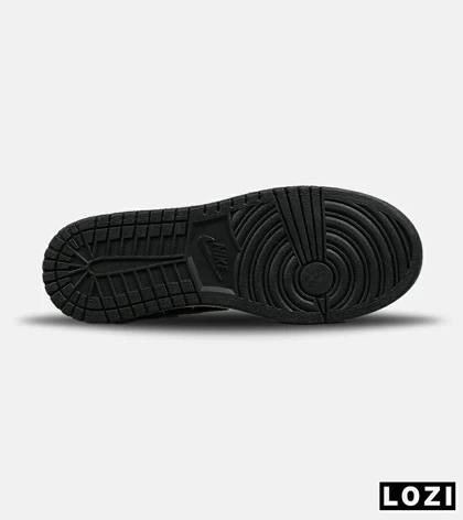 کفش کتانی مردانه و زنانه ساق‌دار سفید مشکی NIKE jordan 1 مدل 8481