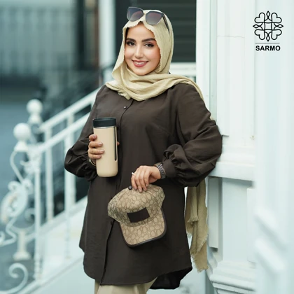 شومیز پاستیلی قهوه ای