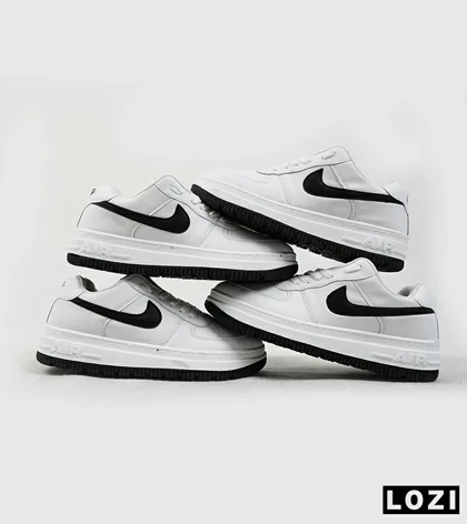کفش کتانی بزرگ پا سفید مشکی نایک NIKE AIR FORCE