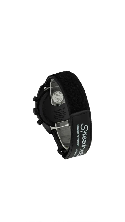 ساعت امگا سواچ ماه مشکی اسنوپی Omega Swatch to the Moon Black