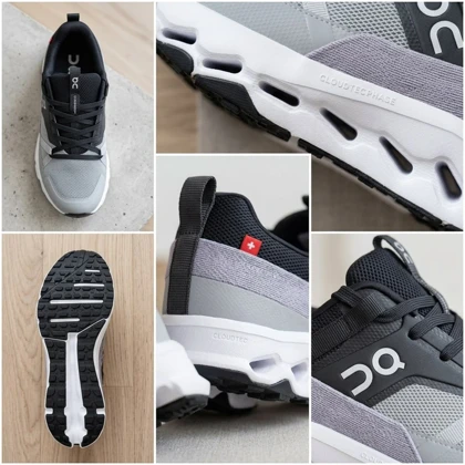 کفش رانینگ زنانه On Running مدل Cloudhorizon Alloy Black
