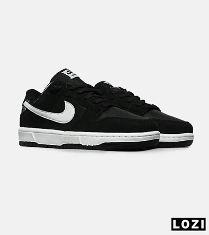 کفش کتانی مردانه و زنانه مشکی سفید NIKE AIR JORDAN مدل 8224