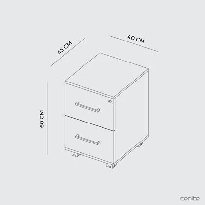 فایل دو کشوی دنیته مدل افق - Dfj225