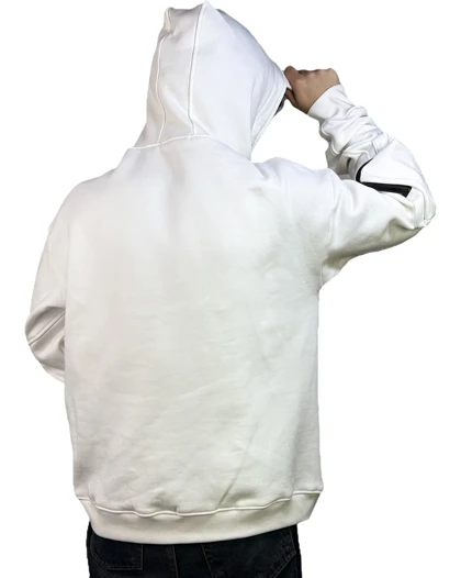 هودی اسپرت مردانه مدل نینجا رنگ سفید کد 062501
