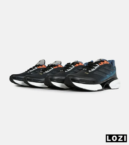 کفش کتانی مردانه و زنانه سرمه ای مشکی Adidas PureBoost v02