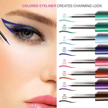 خط چشم رنگی گلدن رز, مدل FLASH LINER رنگ DEEP PLUM حجم 3.5 ml