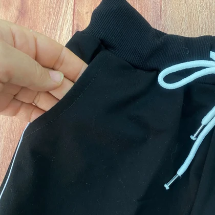 شلوار بگ بغل نواری