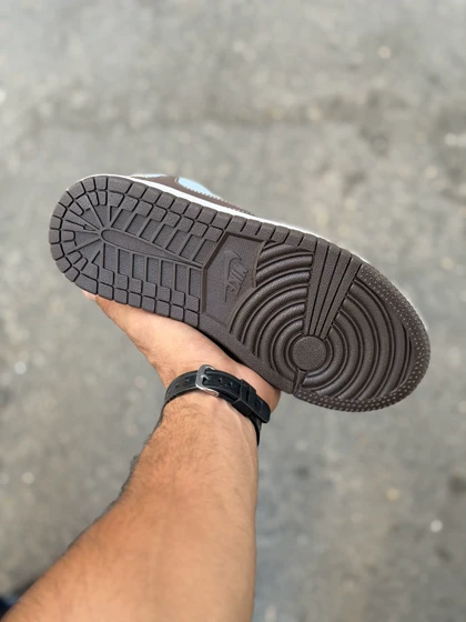 کتانی ترویس Bape آبی قهوه‌ای کد(168)