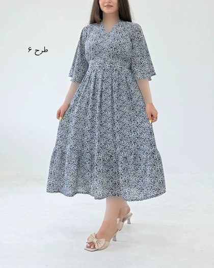 پیراهن فلورا کد 1837